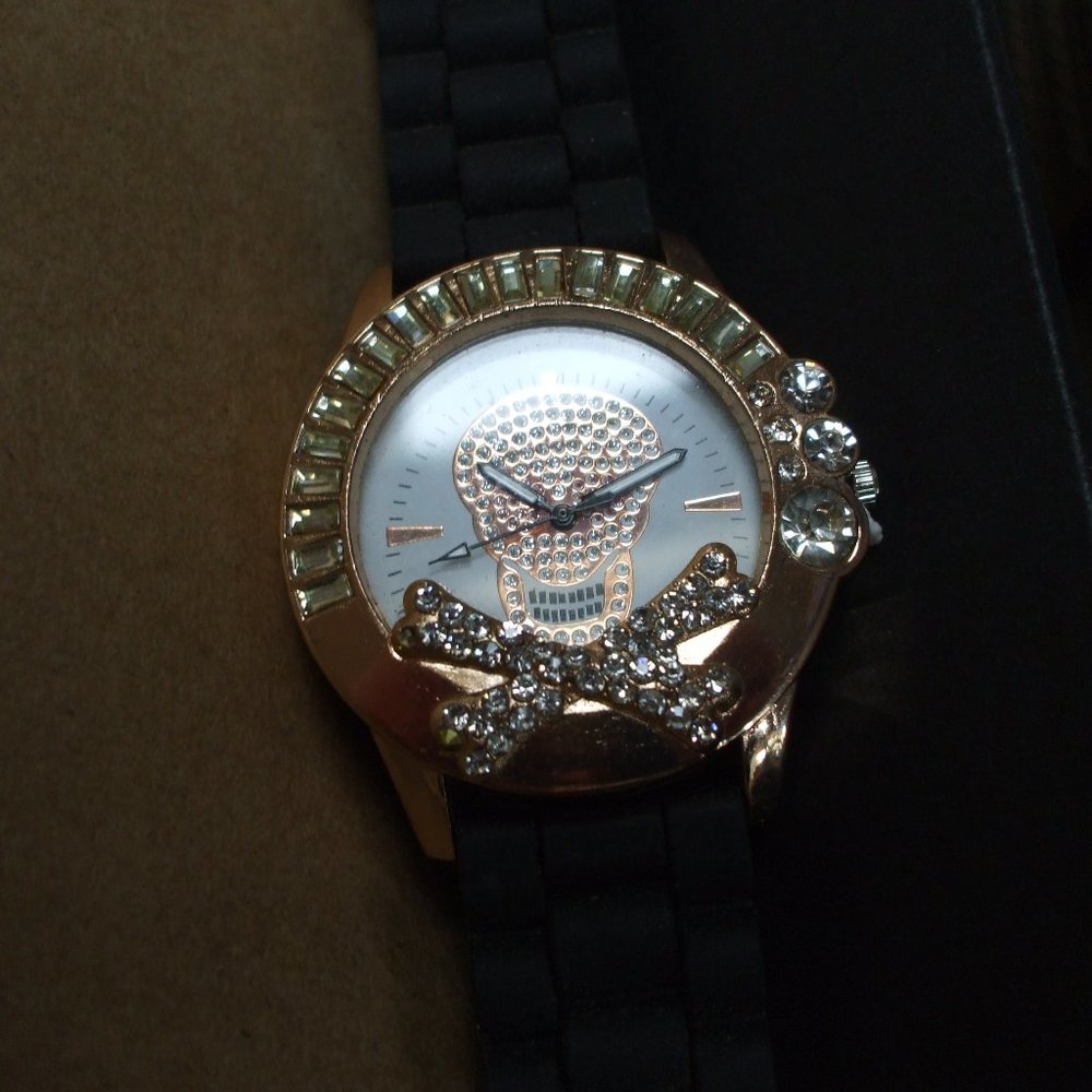 Skull Watch With Bling